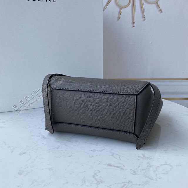 Celine女包 賽琳經典款中號女包 Celine belt bag 掌紋牛皮鯰魚包 189153  slyd2192
